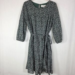 Birds of Paradis by Trovata Floral Cotton Midi Dress - Medium